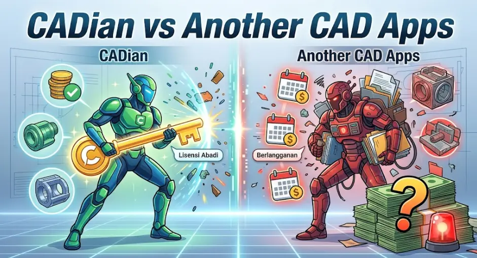 Perbandingan CADian vs Software CAD Lain: Panduan Lengkap Memilih yang Tepat