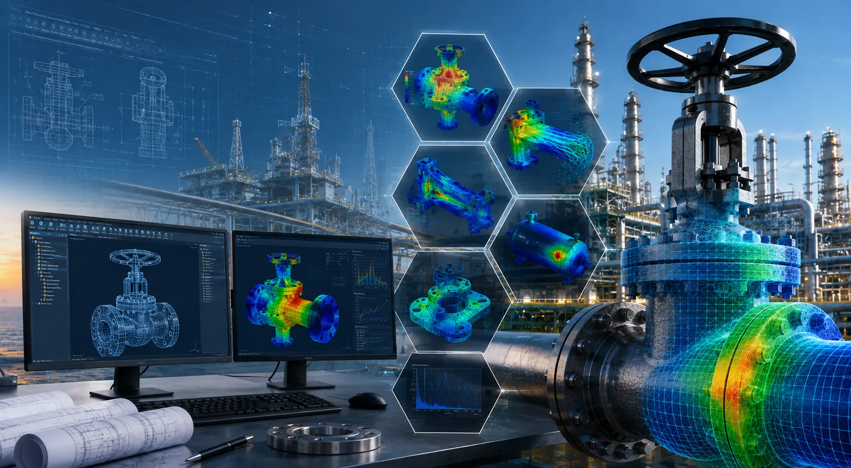 Simulasi FEA dengan Ansys: Kunci Efisiensi dan Keandalan Operasional di Industri Minyak & Gas