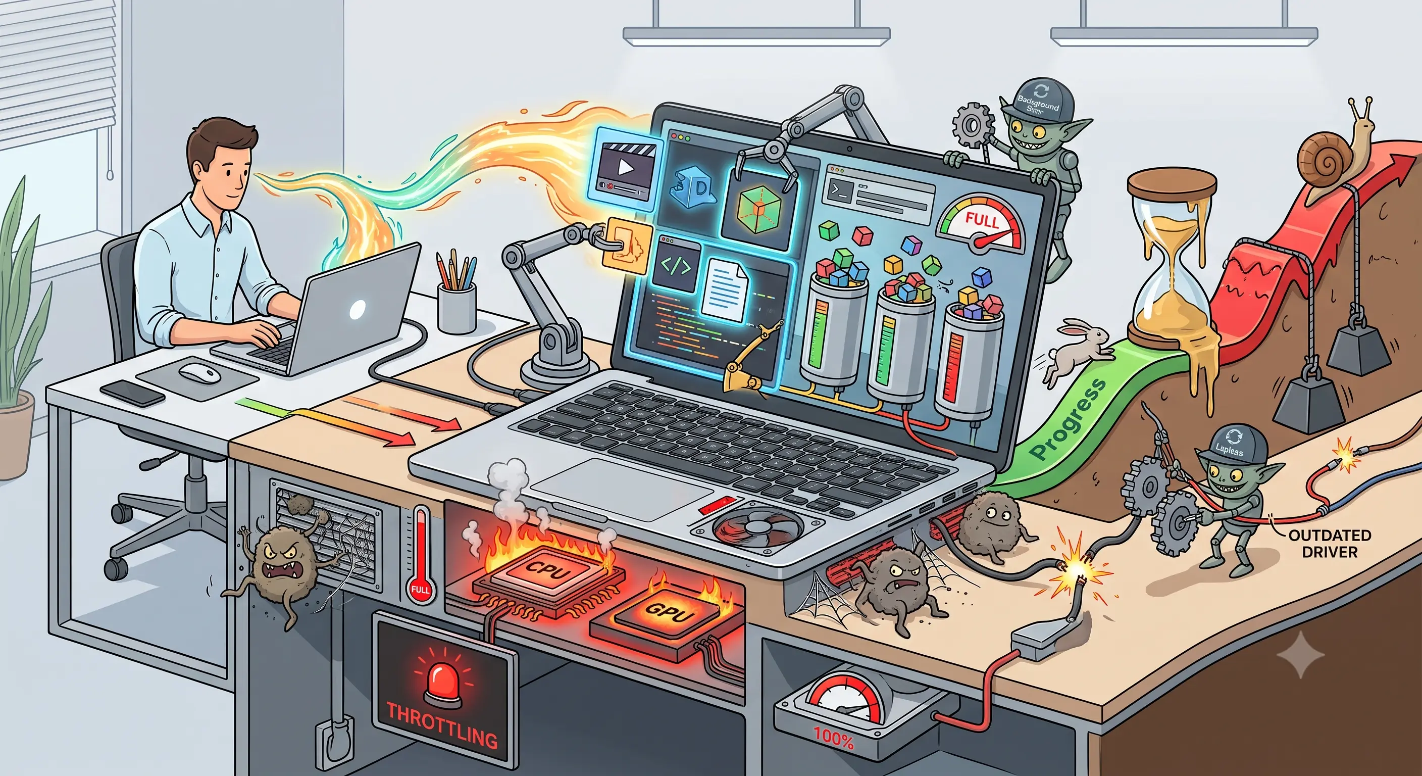 Kenapa Laptop Makin Lemot Saat Dipakai Kerja? Kenalan dengan Thermal Throttling